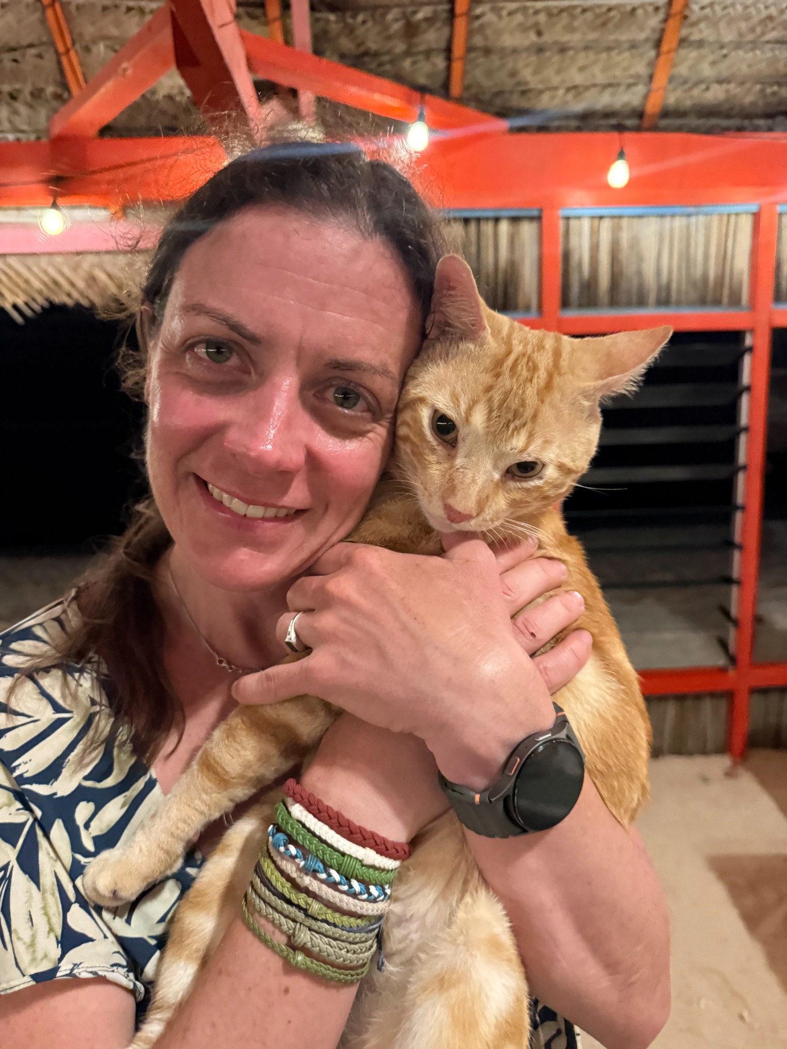 A CARE Team volunteer in Kiribati