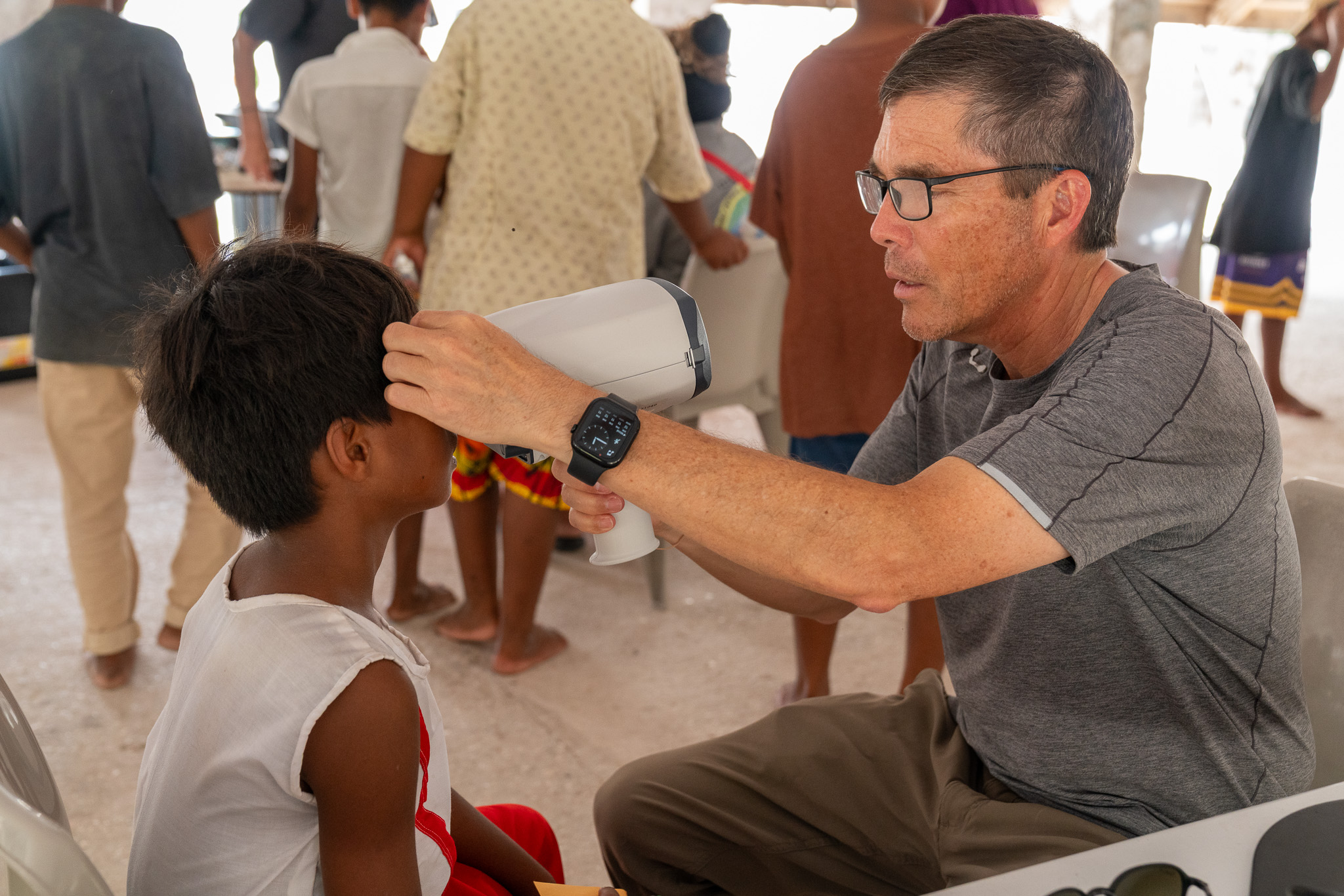 Vision care during a CARE Team mission