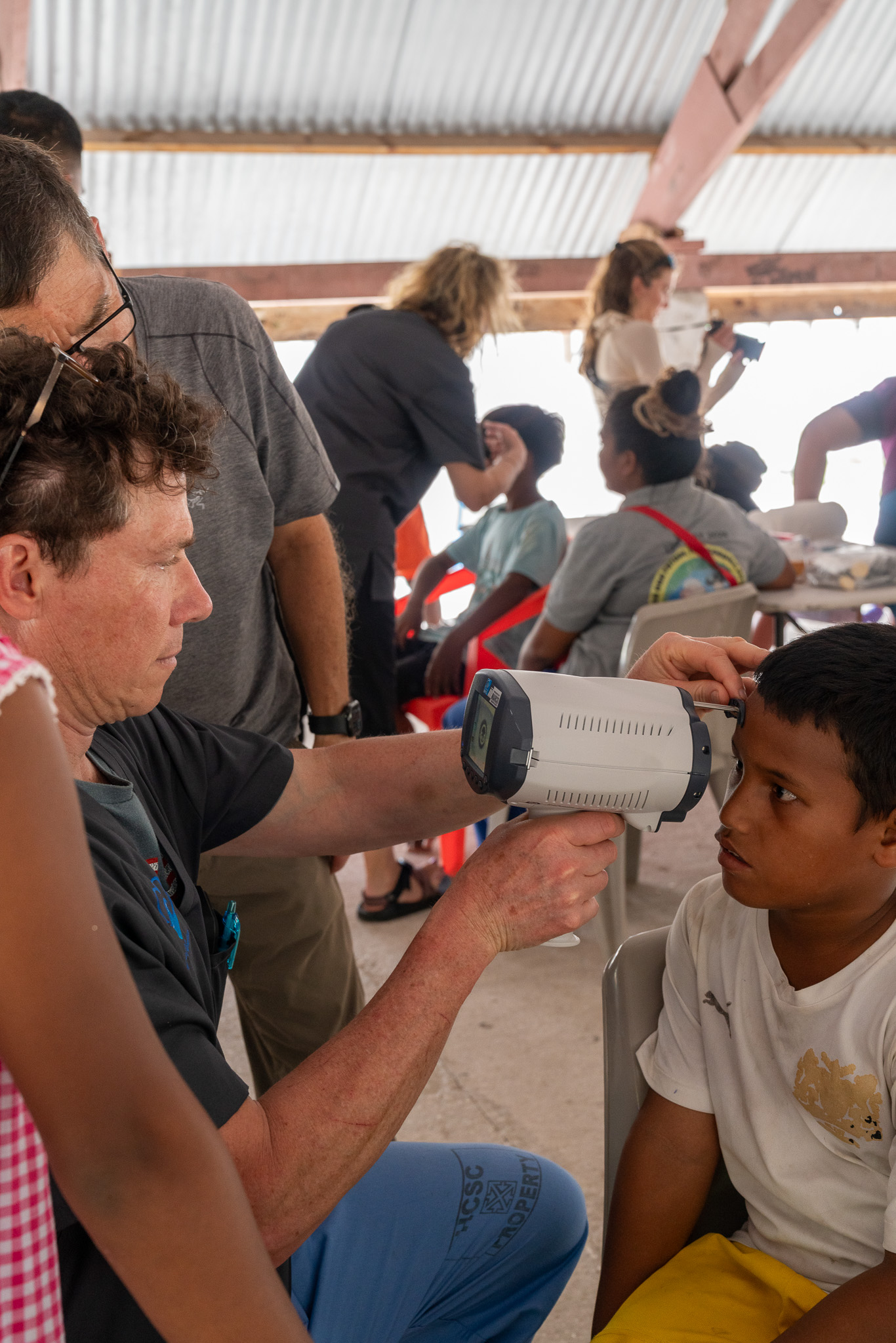 Eye care during a CARE Team mission